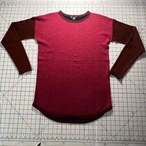 Smartwool XS Merino Wool Crewneck Sweater Colorblock Long Sleeve Women’s